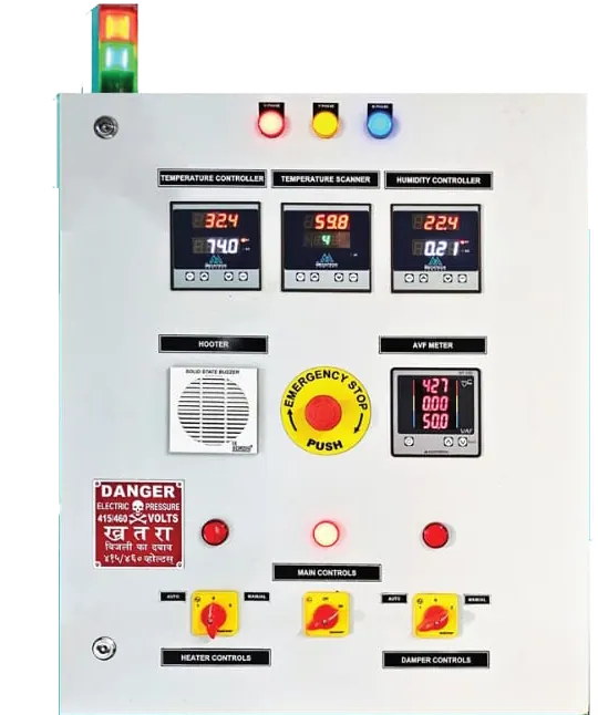 ISPM-15 heat treatment control panel