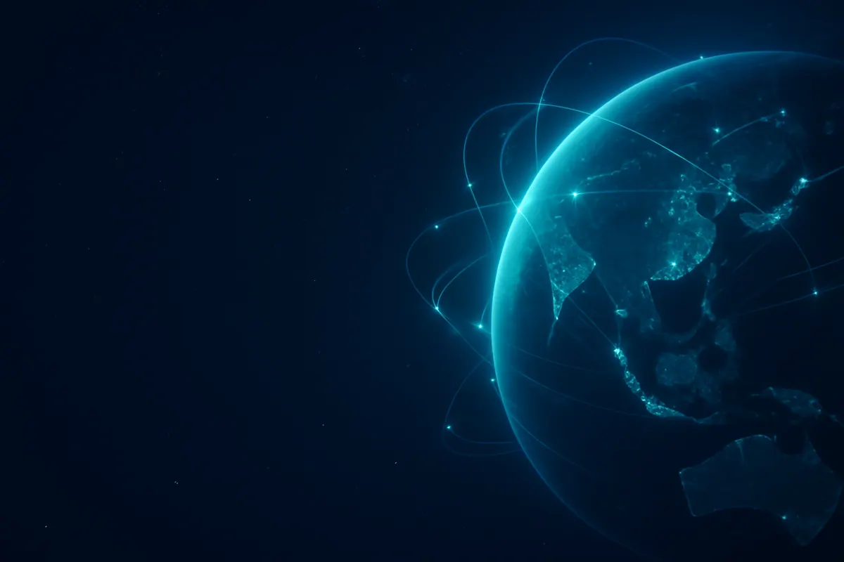 Edge AI fleet network — connected devices streaming telemetry into predictive maintenance models
